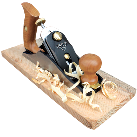 Столяр с рубанком