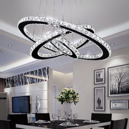 Люстра led Round Crystal Chandelier