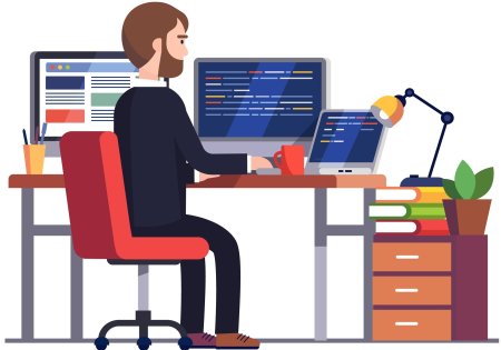 Программист иллюстрация