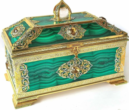 Шкатулки малахит Малахитовая шкатулка