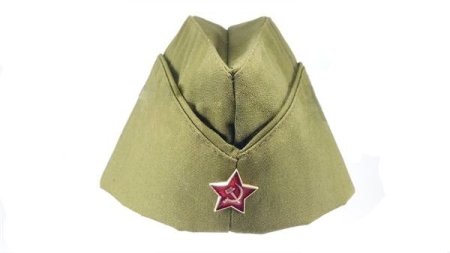 Пилотка Военная на прозрачном фоне