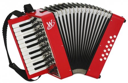 Аккордеон Вельтмайстер красный