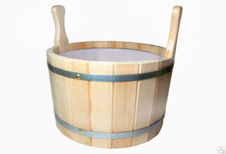 Шайка двуручная 8л для бани