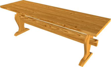 Скамейка без фона