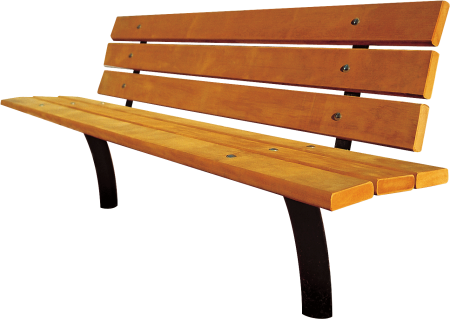 Лавочка на прозрачном фоне