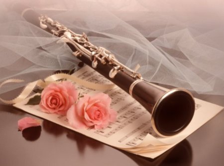 Кларнет открытка