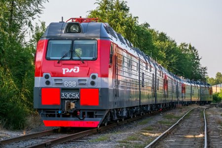 Локомотив поезд РЖД электровоз
