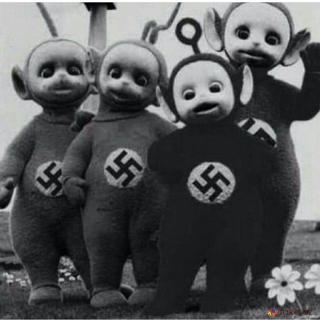 Телепузики чёрно-белые