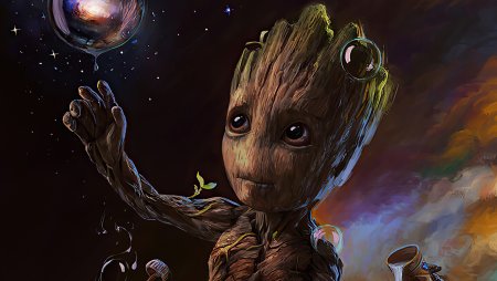 Маленький Грут Стражи Галактики 2