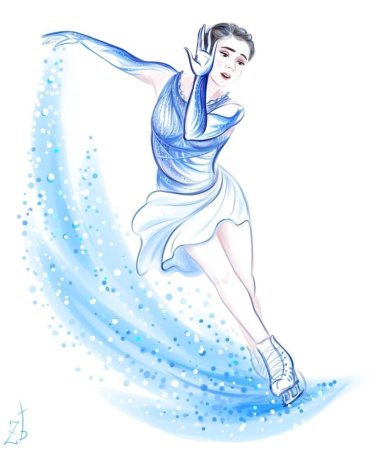 Фигурное катание рисунок