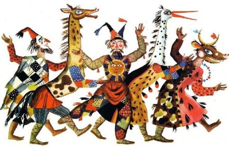 Скоморохи - странствующие актеры древней Руси