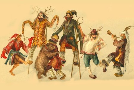 Скоморохи 17 век