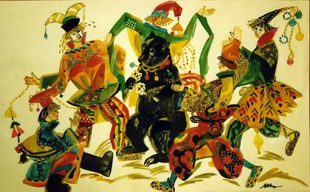 Театр Скоморохов и петрушки 17 век