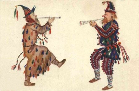 Театр России 17 век Скоморохи