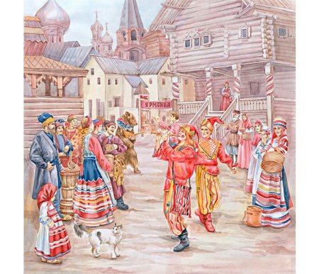 Скоморохи на ярмарках на Руси