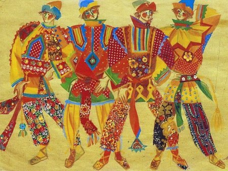 Скоморохи на Ярмарке с петрушкой