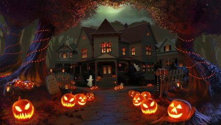 Фон в стиле Хэллоуин