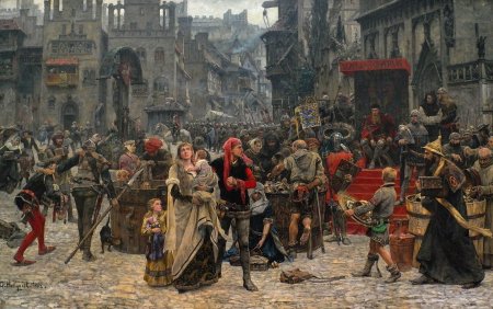 Карл Густав Хелльквист Valdemar Atterdag holding Visby to Ransom, 1361