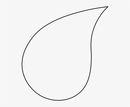 Трафарет капли