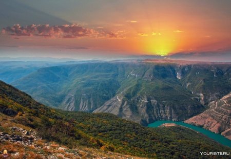 Горы Дагестана Сулакский каньон