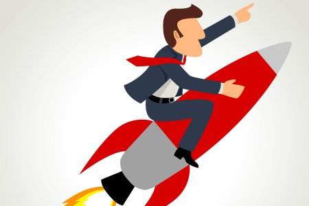 Успешный человек вектор