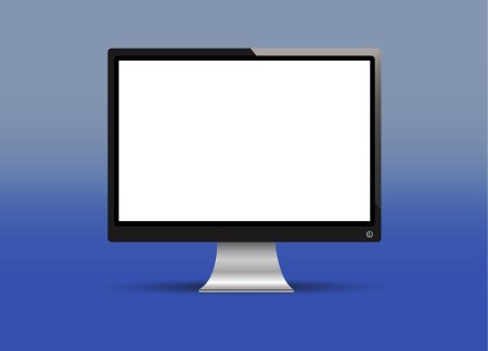 Белый экран на мониторе