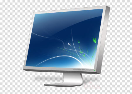 Монитор компьютера без фона