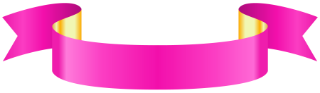 Розовая лента для надписи