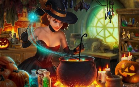Ведьма Зельеварение Helloween