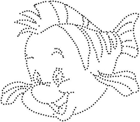 Рыбка по точкам