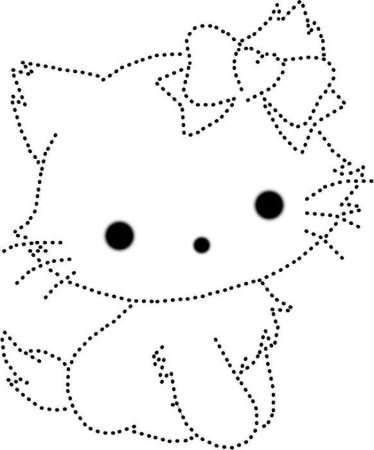 Рисование по точкам для малышей