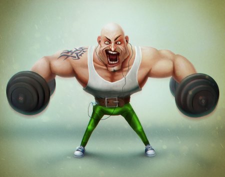 Силач мультяшный