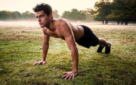 Парни на природе