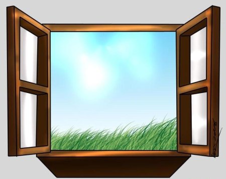 Окошко мультяшное