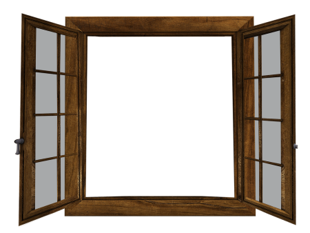 Окно на прозрачном фоне