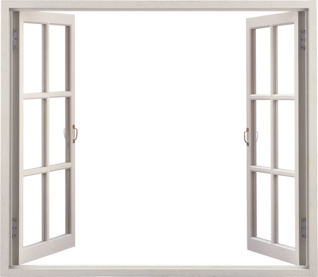 Окно на прозрачном фоне