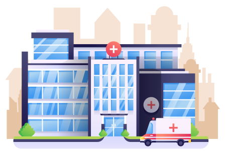 Больница здание