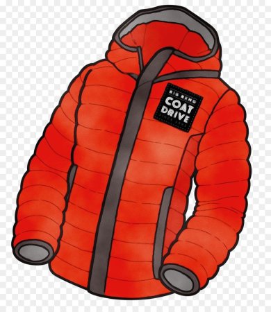 Куртка детская на прозрачном фоне