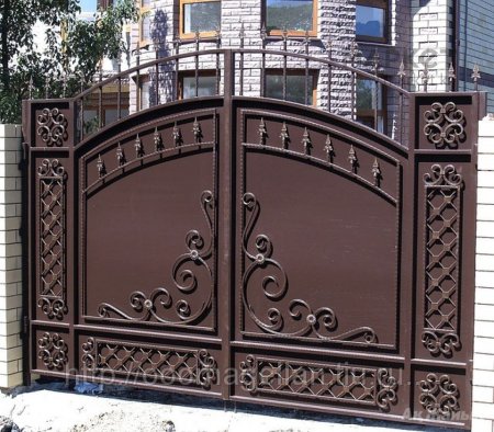 Металлические ворота