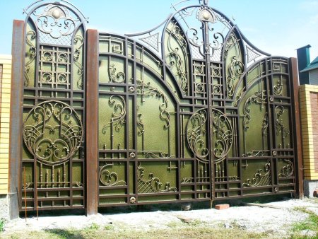 Кованые ворота Ишеева