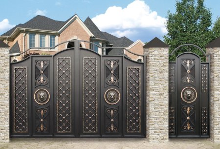Кованые ворота Династия скл