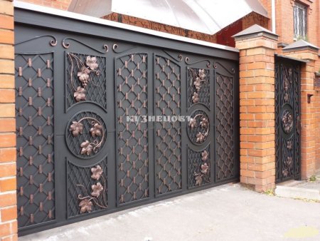 Ворота раздвижные откатные кованые