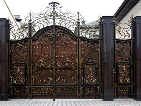 Кованые ворота Тамерлан