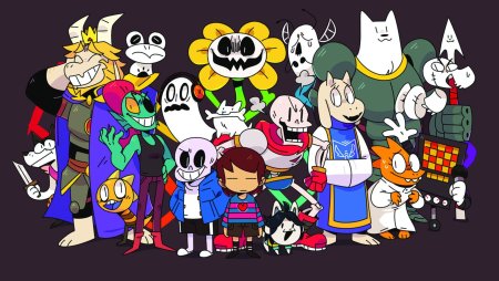 Герои игры Undertale