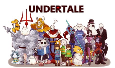 Герои игры Undertale