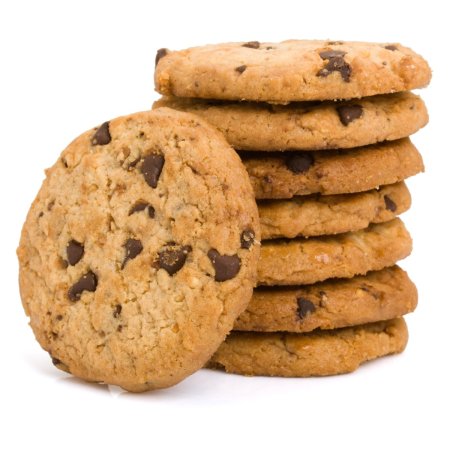 Печеньки на белом фоне