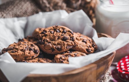 Печенье с шоколадной крошкой