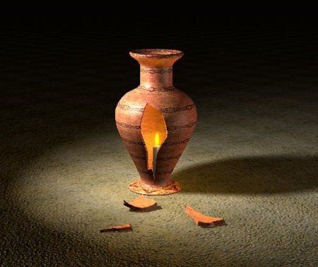 Огонь в сосуде