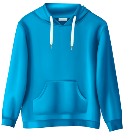 Синяя толстовка