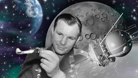 Юрий Гагарин первый космонавт
